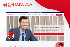 Empowering Immigration Aspirations – Canada Visa Solutions (Web development)
